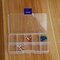 2 Pieces Plastic Jewelry Organizer Box Clear Storage Bead Case for Little Crafts/Arts Container with 10 Grids, Small